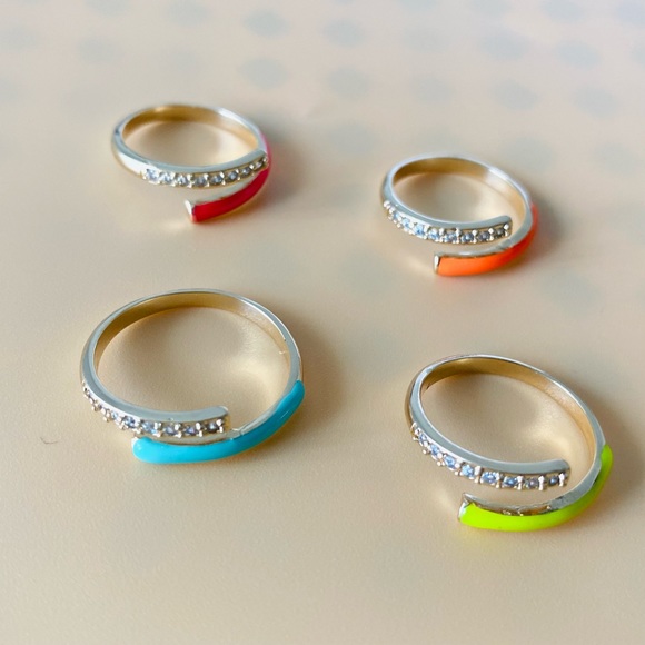 Neon Adjustable Ring - Picture 7 of 12